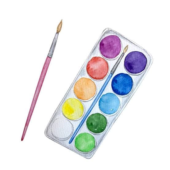 Water Colour Cakes