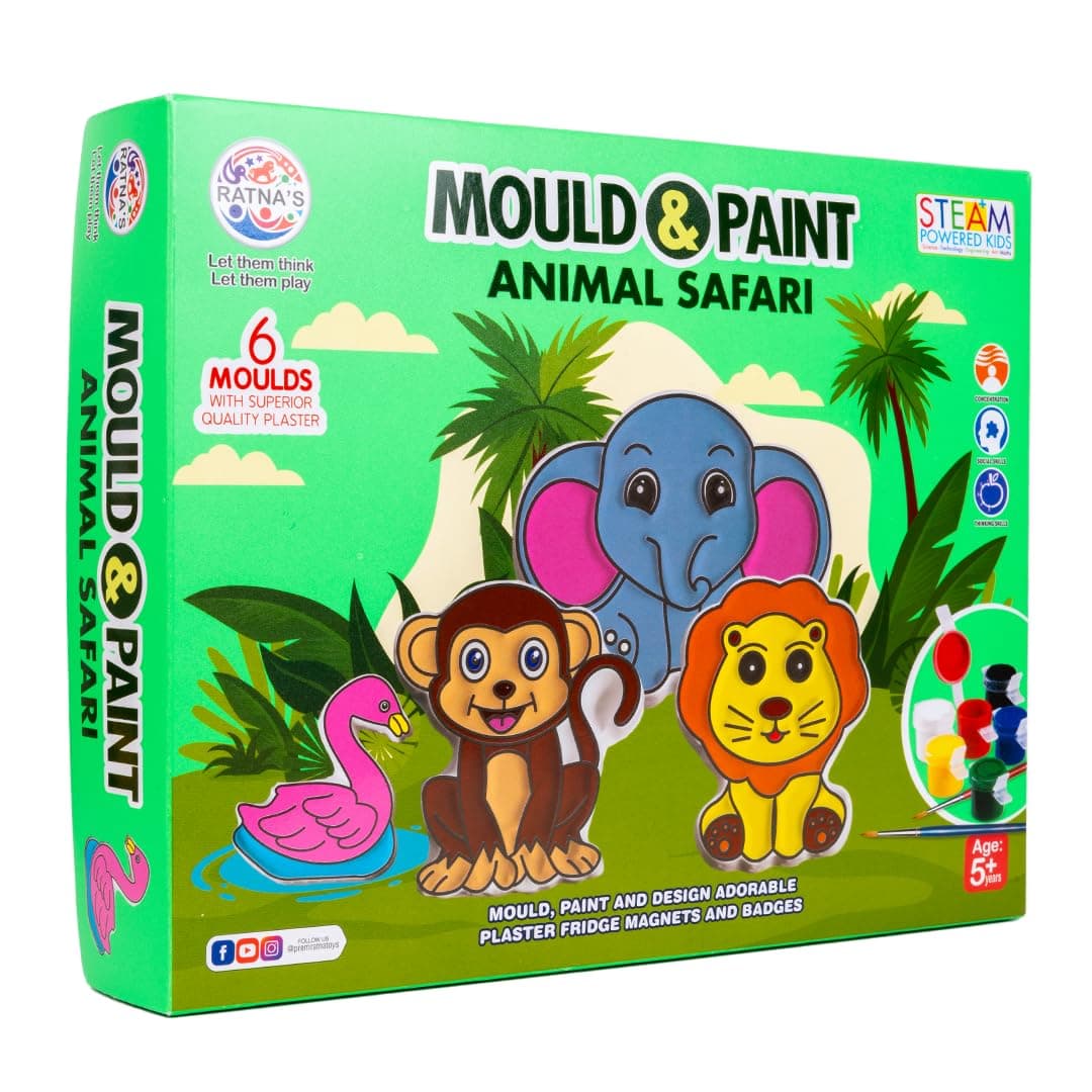 Ratna's Mould & Paint - Animal Safari